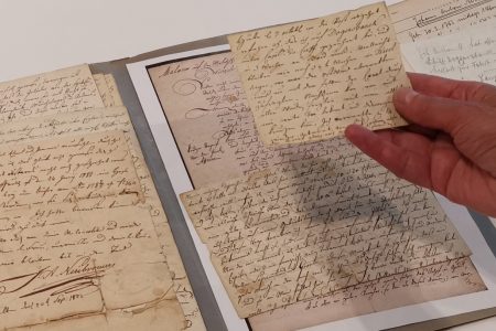 Donation of letters describing an 18th-century voyage between the Netherlands and the Dutch East Indies