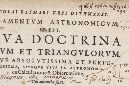 A New Discovery in an Old Astronomy Book