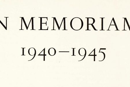 In Memoriam 1940–1945: Remembering the Victims of the Second World War at Leiden University